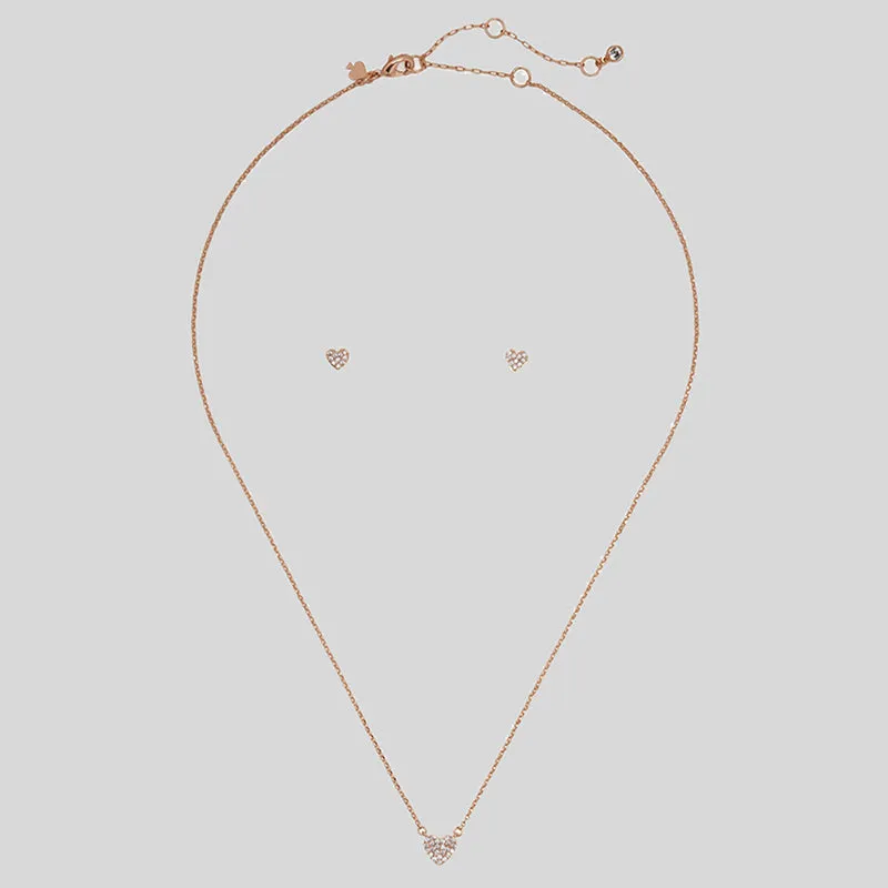 Kate Spade Bags KATE SPADE Yours Truly Pave Studs And Mini Pendant Rose Gold o0r00112
