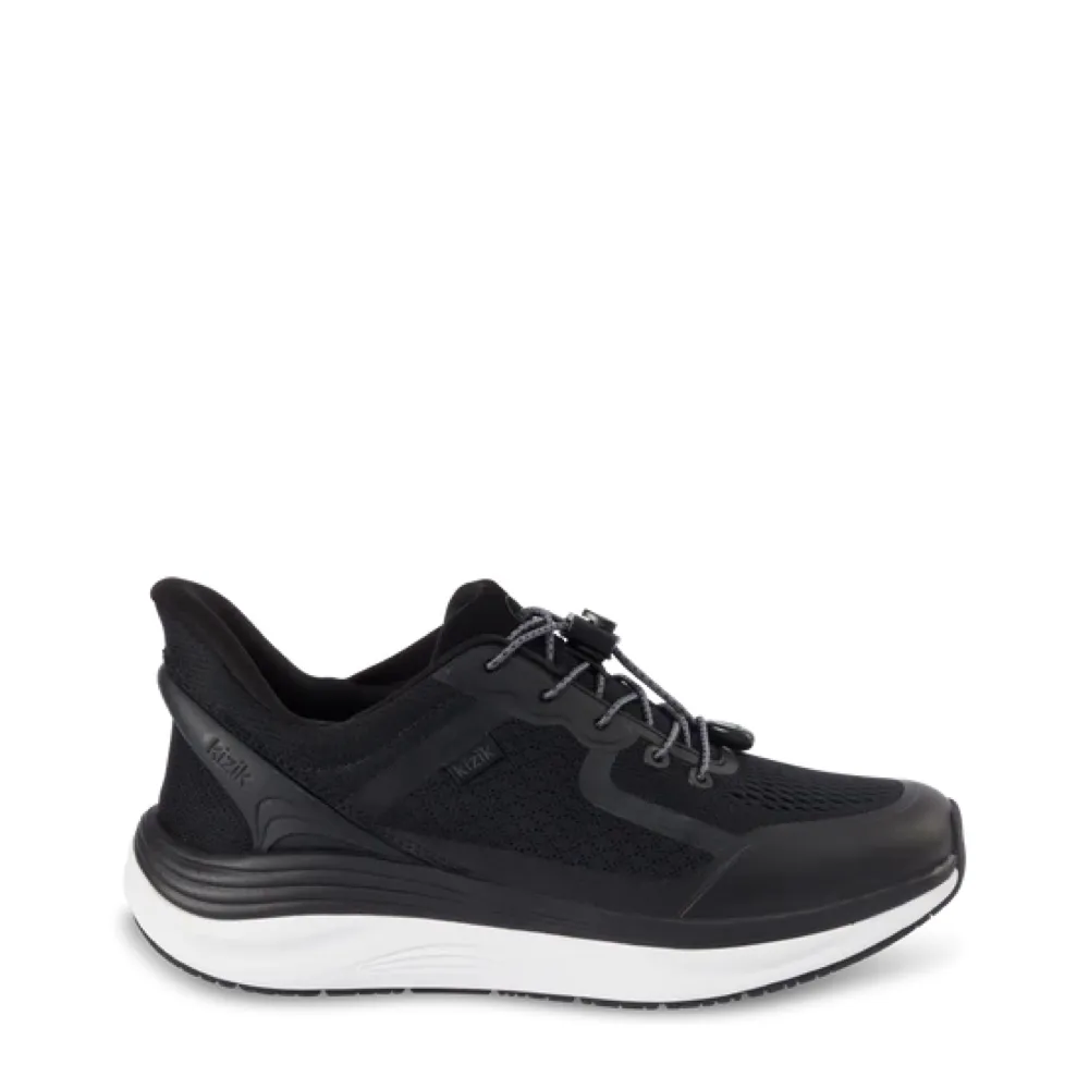Kizik Men's London Sneaker in Black/White