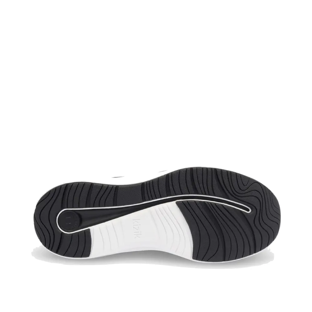 Kizik Men's London Sneaker in Black/White