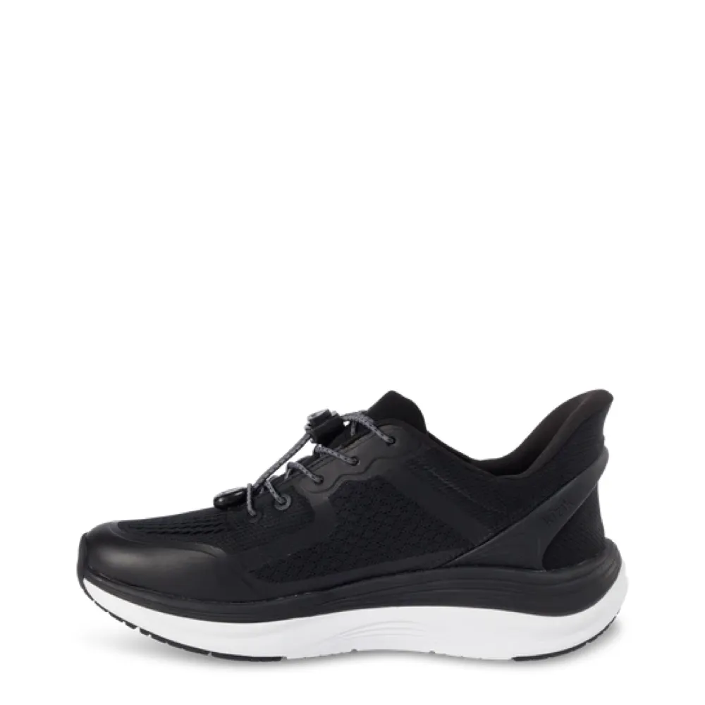 Kizik Men's London Sneaker in Black/White