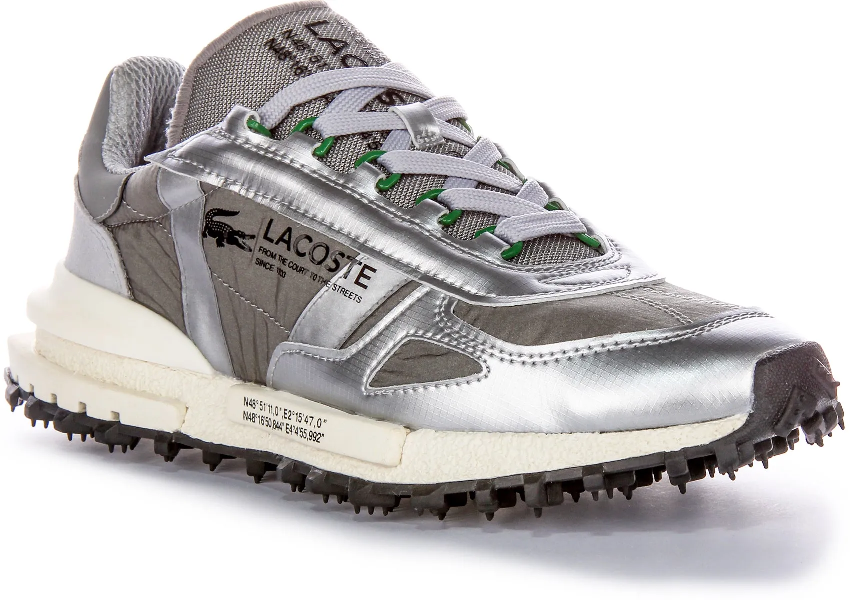 Lacoste Elite Active In Grey Silver For Men Shoes Lacoste