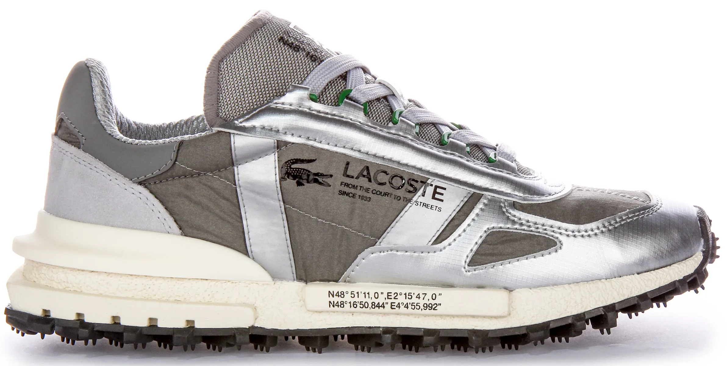 Lacoste Elite Active In Grey Silver For Men Shoes Lacoste