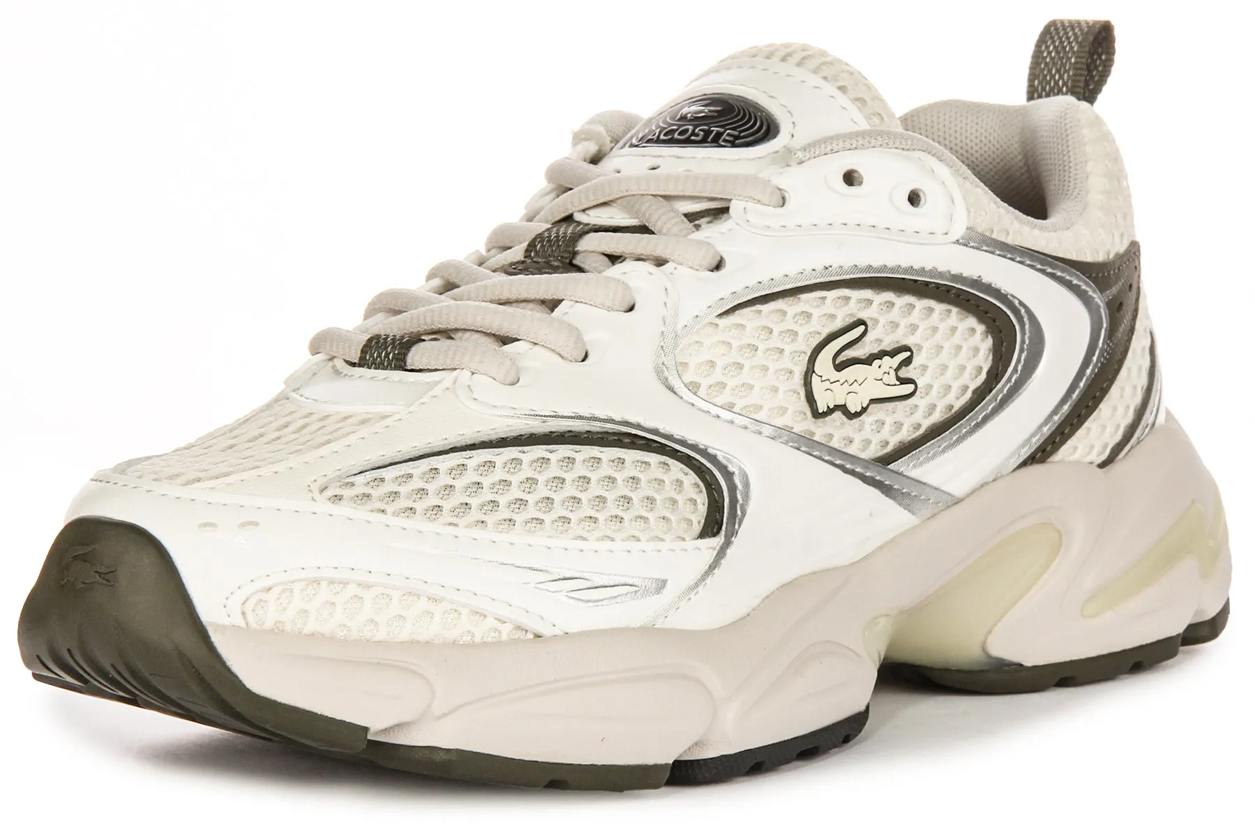 Lacoste Storm 96 2K In Cream For Women Shoes Lacoste