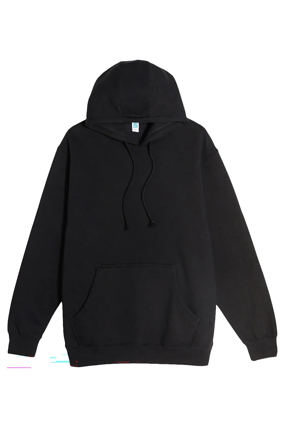 Lane Seven Mens Hooded Sweatshirt Hoodie w/ Pouch Pocket - Black