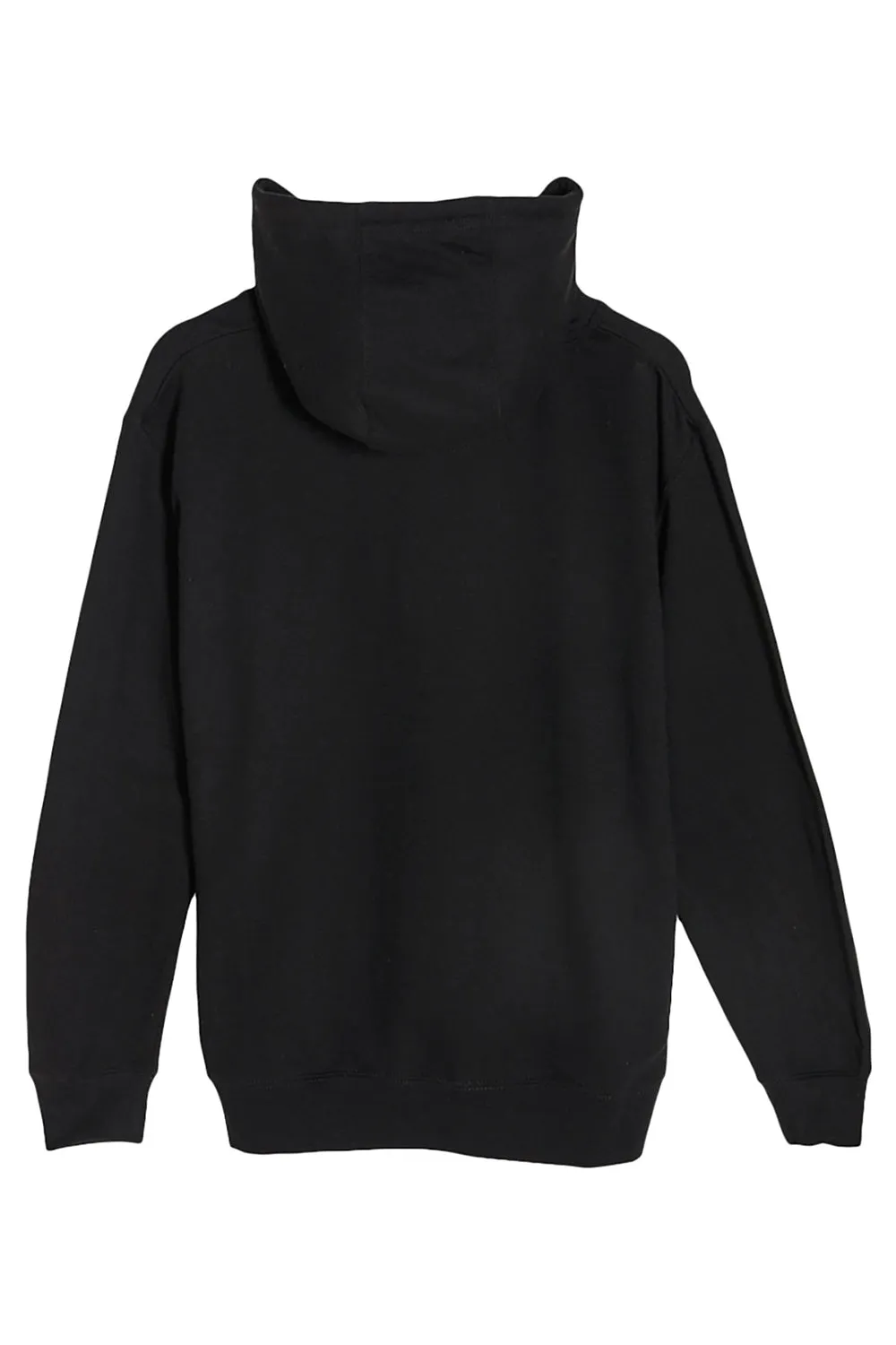Lane Seven Mens Hooded Sweatshirt Hoodie w/ Pouch Pocket - Black