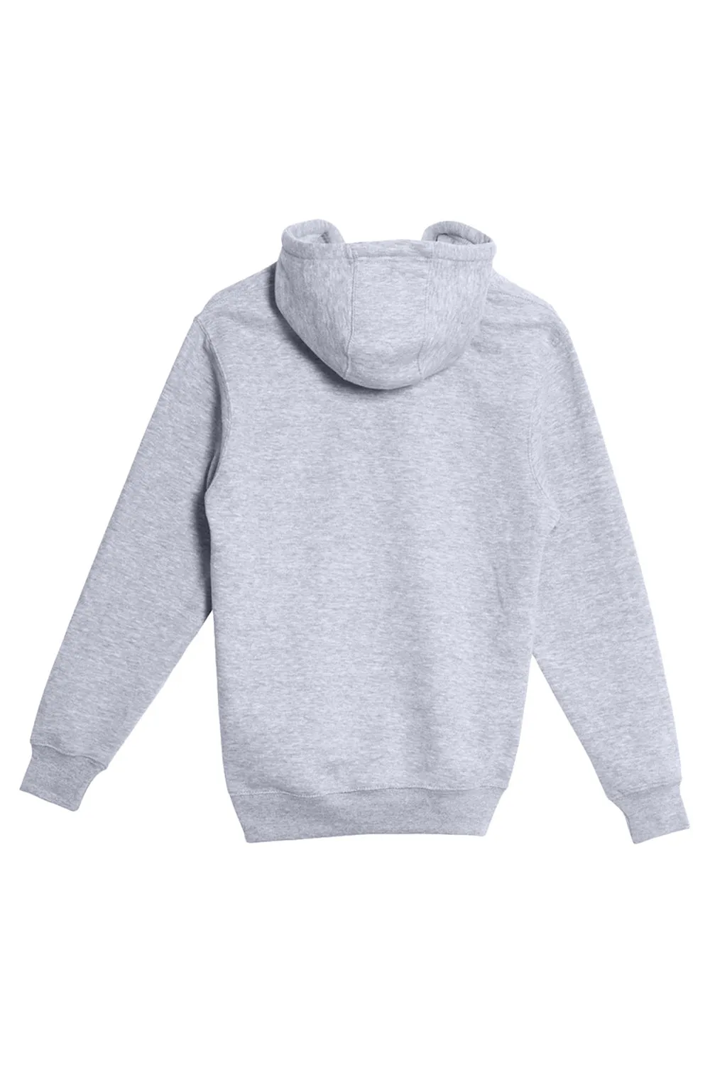 Lane Seven Mens Premium Hooded Sweatshirt Hoodie w/ Pouch Pocket - Heather Grey