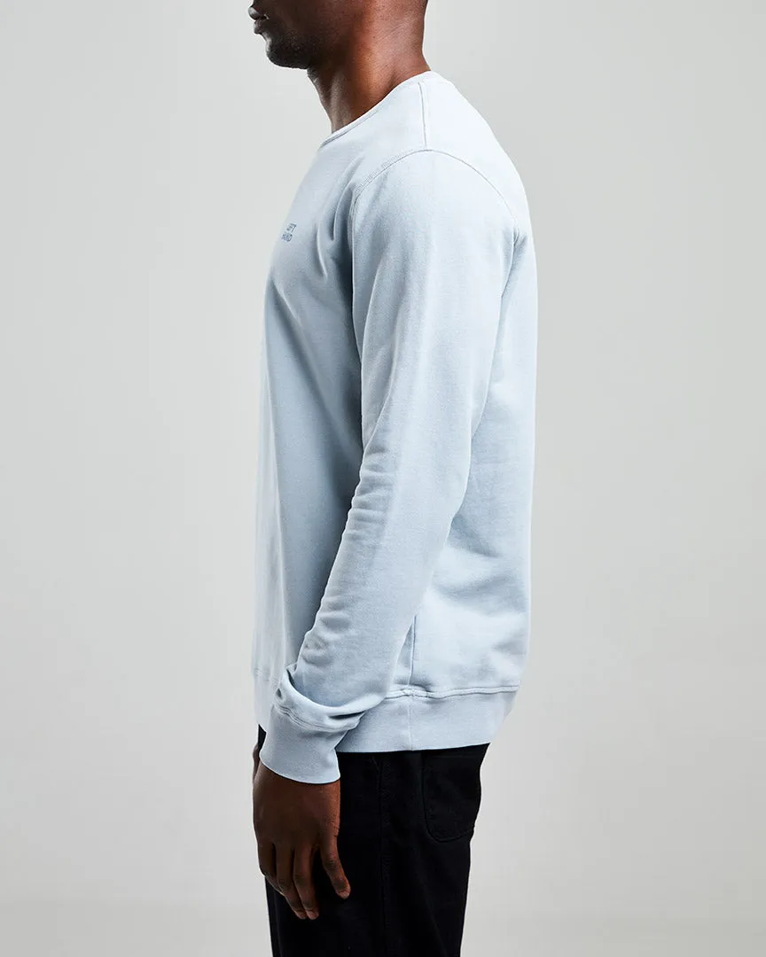 Left Hand Crew Sweatshirt Light Blue