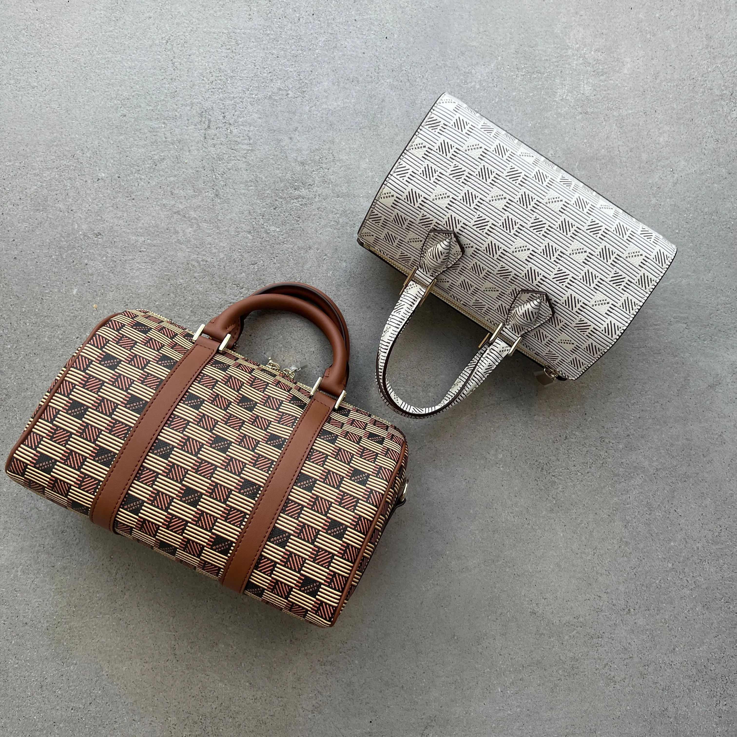Liberte Boston Calf, Champagne Moreau Bags
