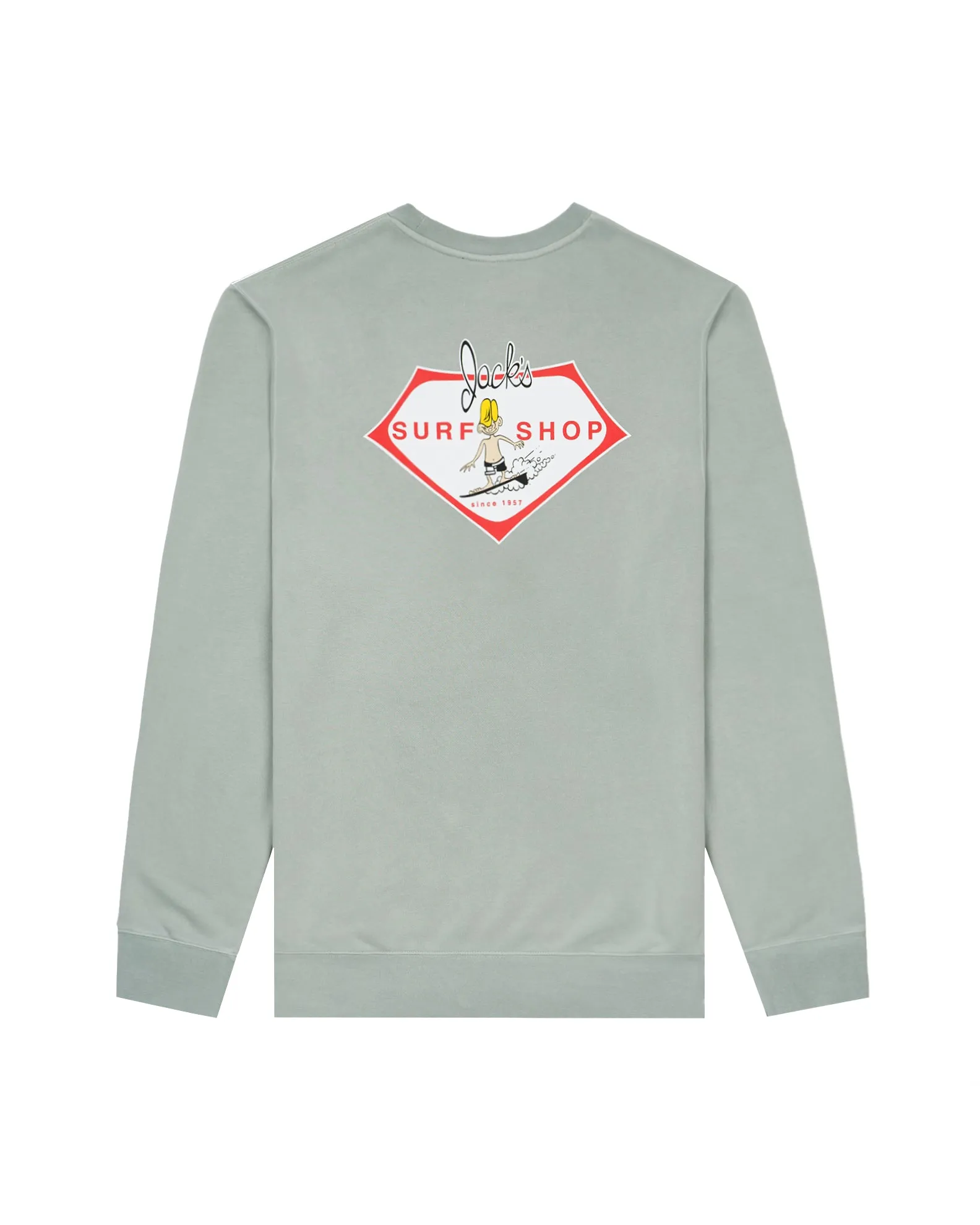 Little Dude Pigment Crewneck Sweatshirt - Pigment Sage