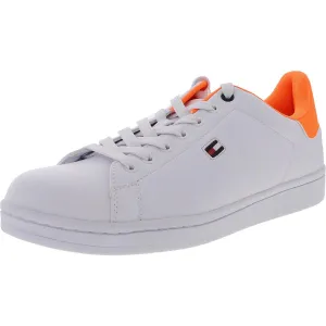 Lossom Mens Memory Foam Faux Leather Casual And Fashion Sneakers