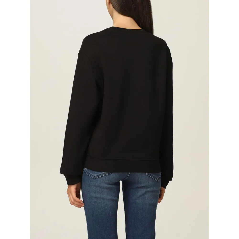 Love Moschino Chic Sweatshirt with Designer Women's Emblem