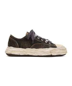 Maison Mihara Yasuhiro PETERSON 23 / original sole washed denim Low-Top sneaker - Black