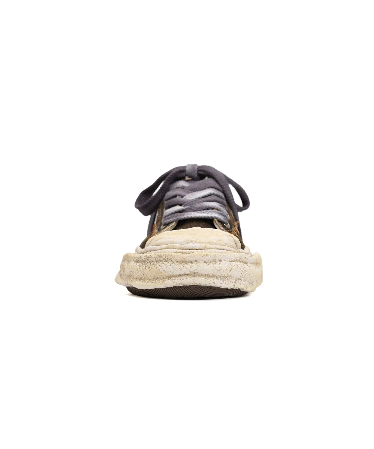 Maison Mihara Yasuhiro PETERSON 23 / original sole washed denim Low-Top sneaker - Black