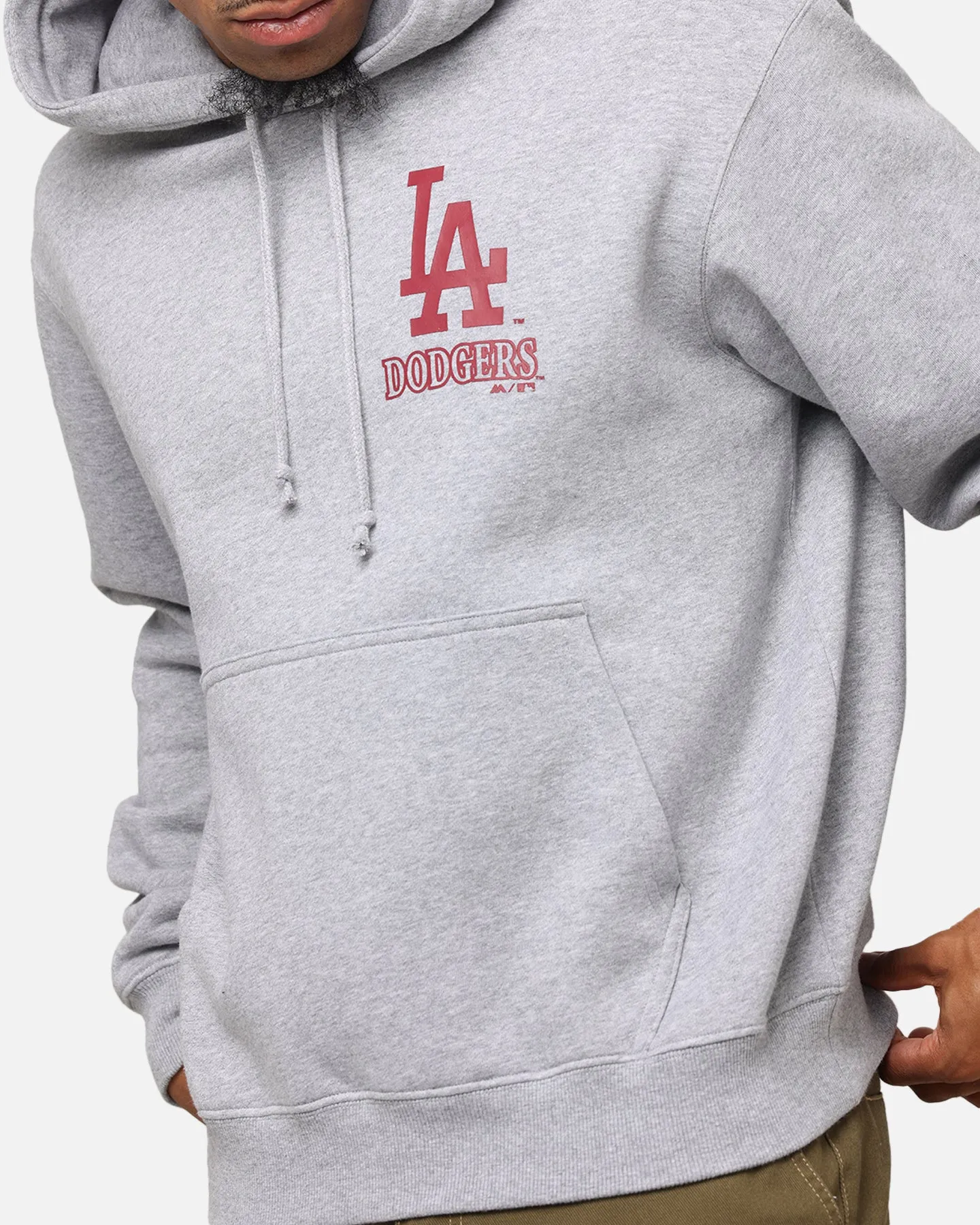 Majestic Athletic Los Angeles Dodgers Arch Mercer Hoodie Grey Marle