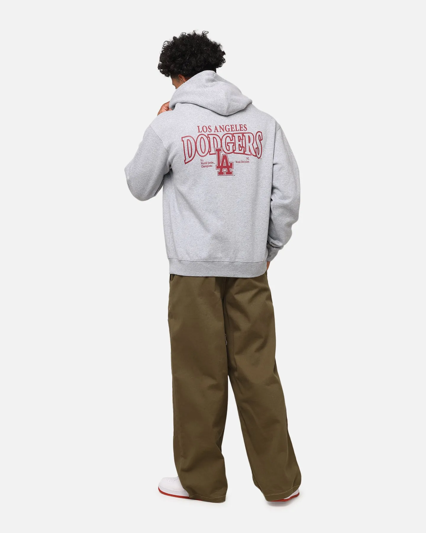 Majestic Athletic Los Angeles Dodgers Arch Mercer Hoodie Grey Marle