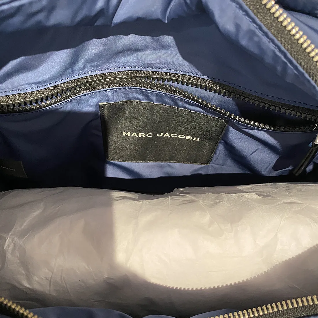 Marc Jacobs Bags MARC JACOBS Large Quilted Logo Nylon Tote Azure Blue 4S4HTT008H02