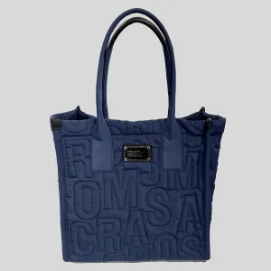 Marc Jacobs Bags MARC JACOBS Large Quilted Logo Nylon Tote Azure Blue 4S4HTT008H02