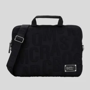 Marc Jacobs Bags MARC JACOBS Logo Quilted Nylon Laptop Bag Black 4P4SCP006S02