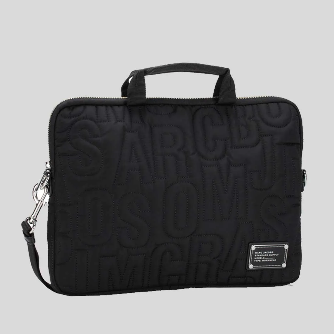 Marc Jacobs Bags MARC JACOBS Nylon Logo Quilted 13 in Laptop Bag Black 4S4SCP001S02