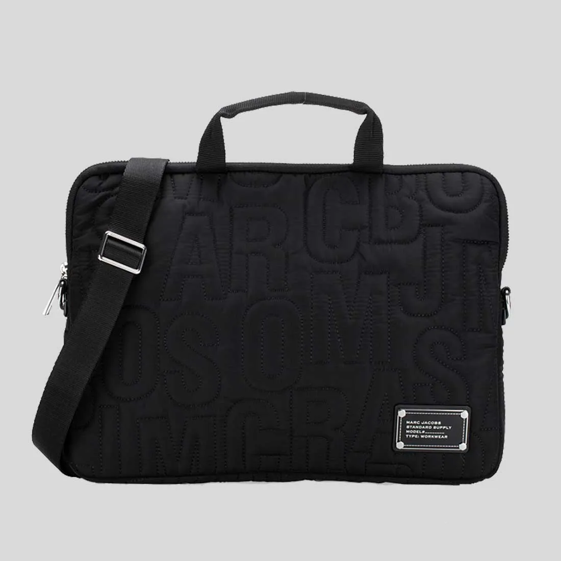 Marc Jacobs Bags MARC JACOBS Nylon Logo Quilted 13 in Laptop Bag Black 4S4SCP001S02