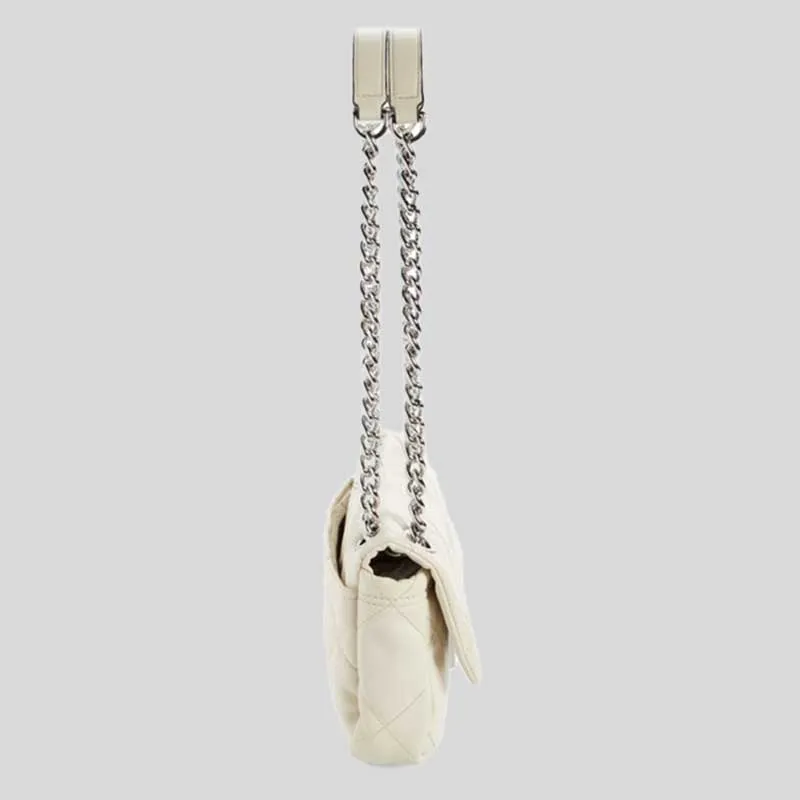 Marc Jacobs Bags MARC JACOBS Quilted Moto Shoulder Bag Cloud White H172M06PF22