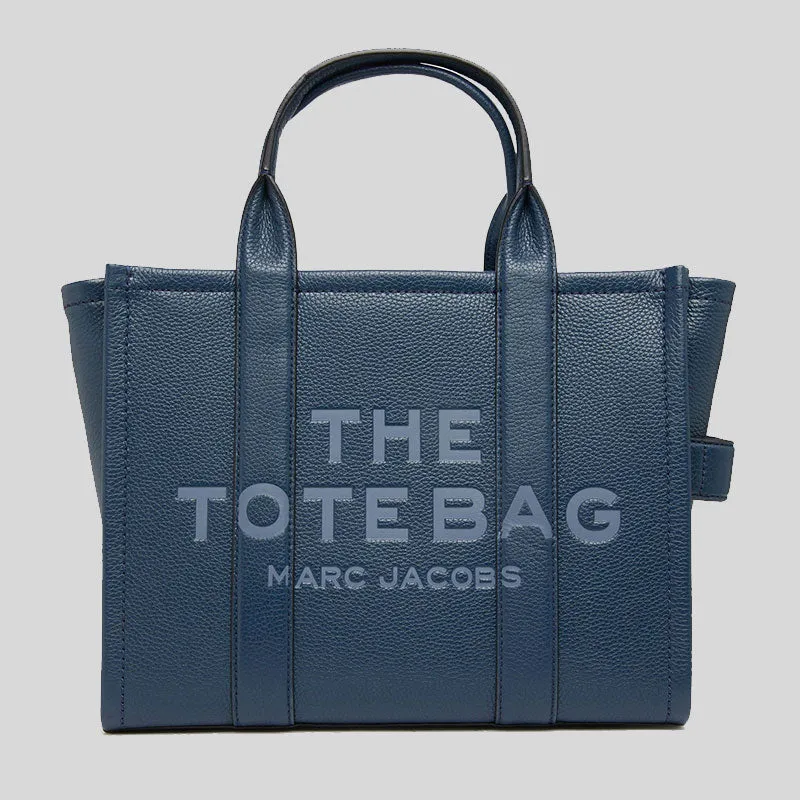 Marc Jacobs Bags MARC JACOBS The Leather Medium Tote Bag Blue Sea H004L01PF21
