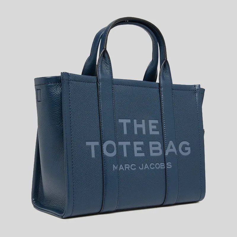 Marc Jacobs Bags MARC JACOBS The Leather Medium Tote Bag Blue Sea H004L01PF21