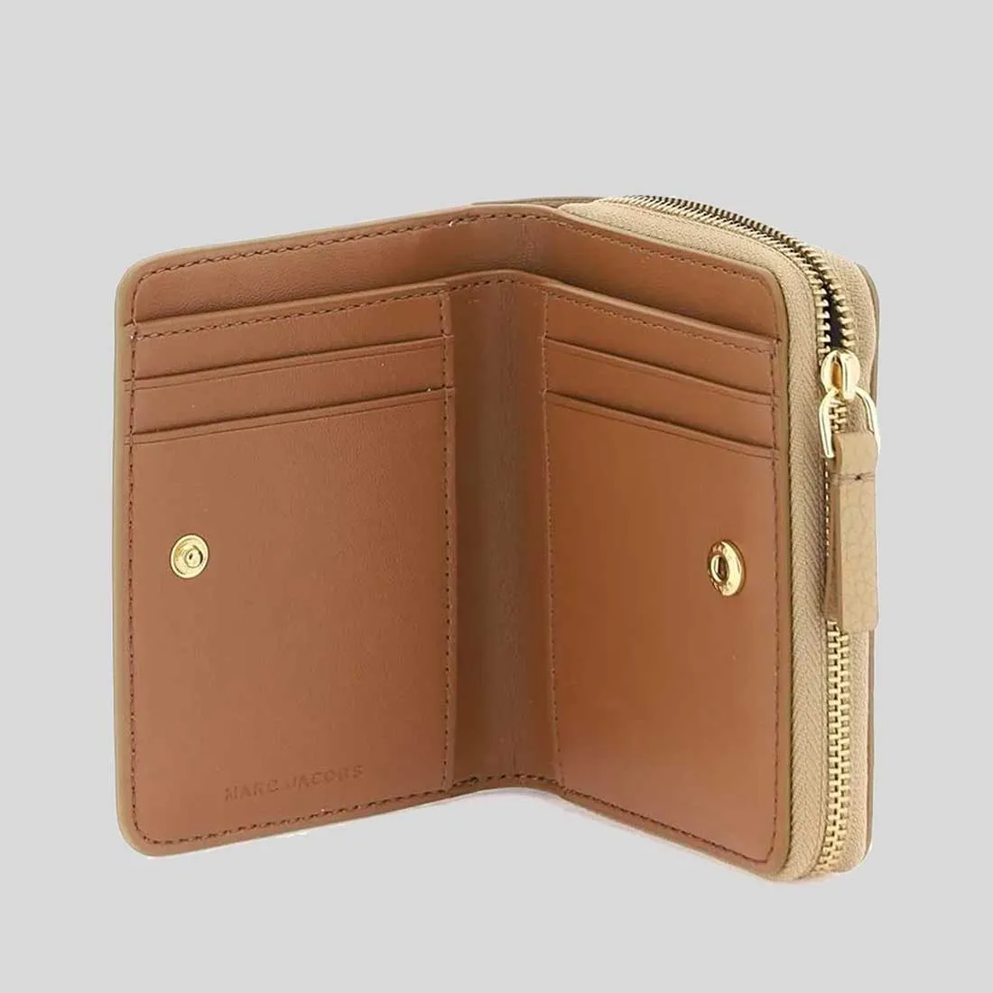 Marc Jacobs Bags MARC JACOBS The Leather Mini Compact Wallet Camel 2R3SMP044S10