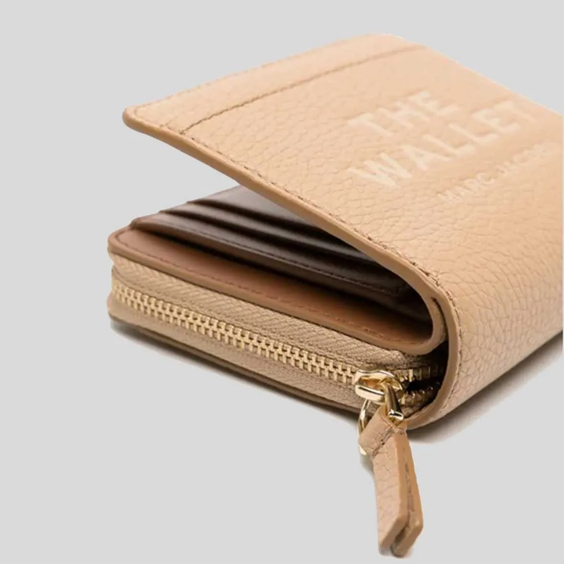 Marc Jacobs Bags MARC JACOBS The Leather Mini Compact Wallet Camel 2R3SMP044S10