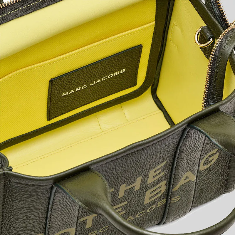 Marc Jacobs Bags MARC JACOBS The Leather Small Tote Bag Traveler Tote Forest H009L01SP21