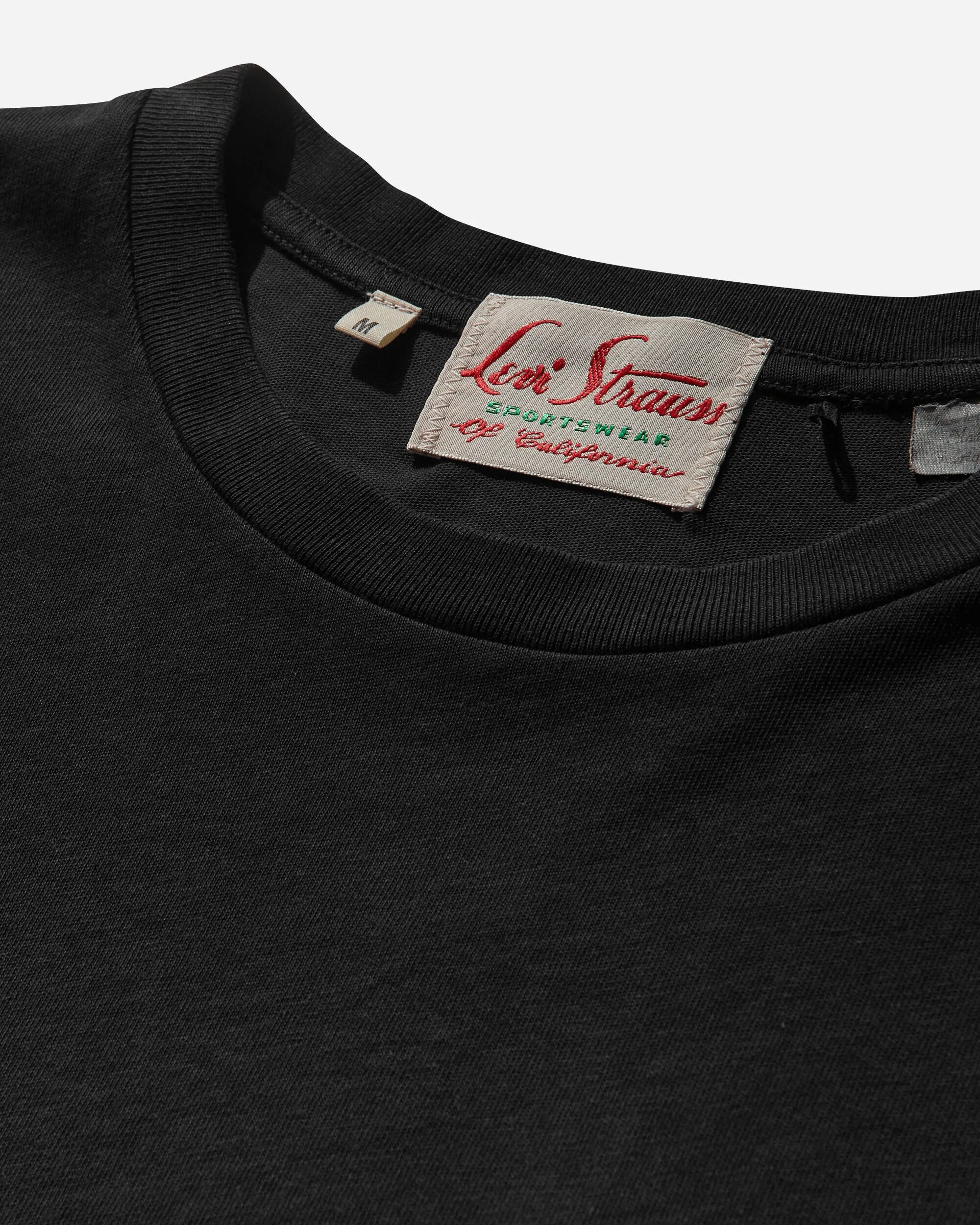 Men's 1950s Sportswear T-Shirt Black