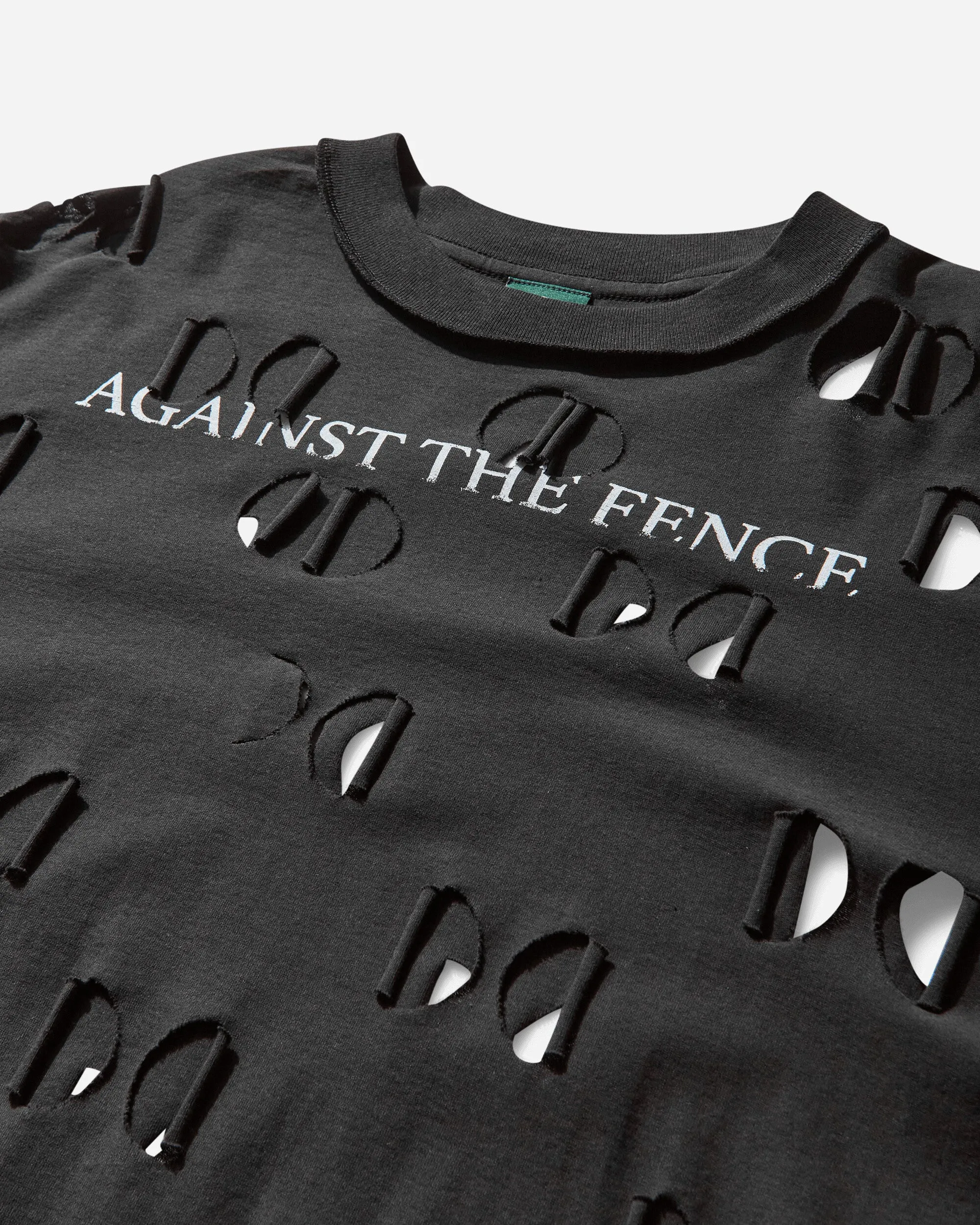 Men's Against The Fence Longsleeve T-Shirt Washed Black