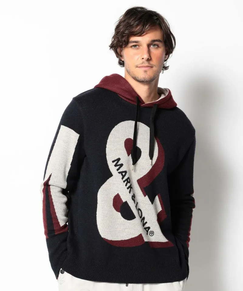 Men's AND Knit Hoodie NAVY