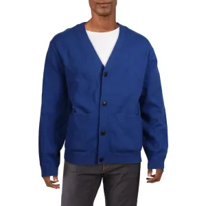 Mens Button Knit Cardigan Sweater