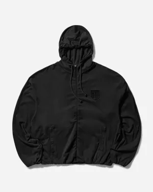 Men's Crest Jersey Zip Hoodie Washed Black