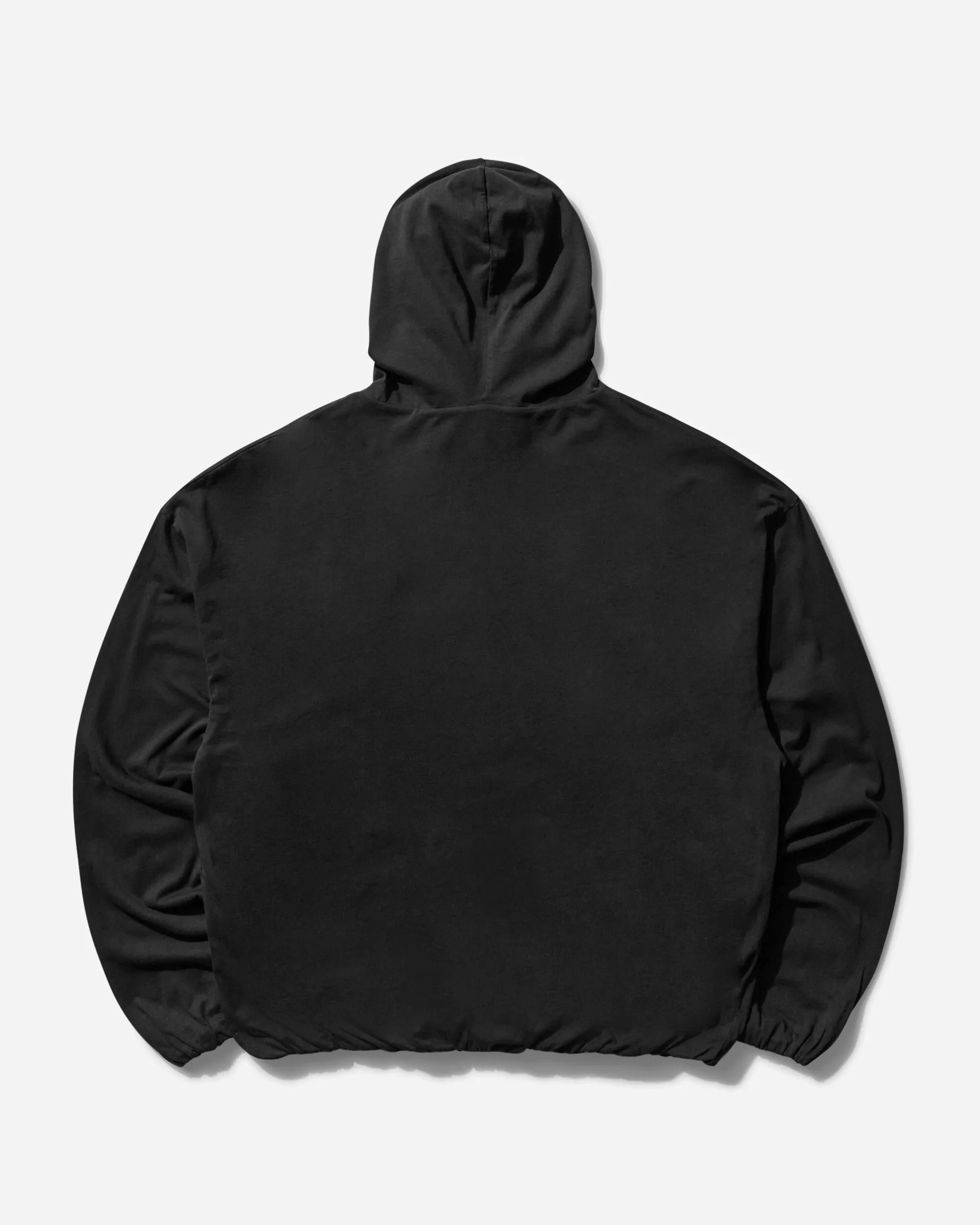 Men's Crest Jersey Zip Hoodie Washed Black