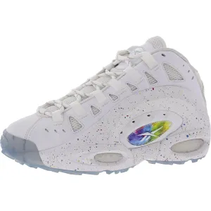 Mens Faux Leather Basketball Shoes
