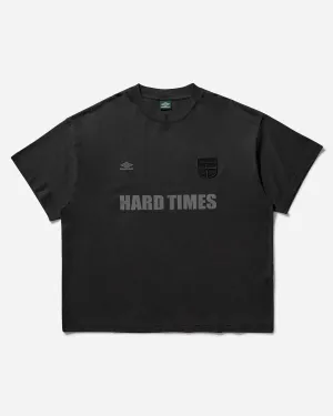 Men's Hard Times T-Shirt Washed Black