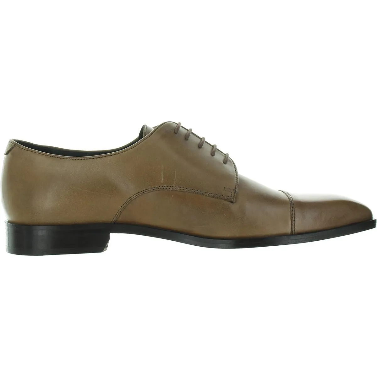 Mens Lace-Up Leather Derby Shoes