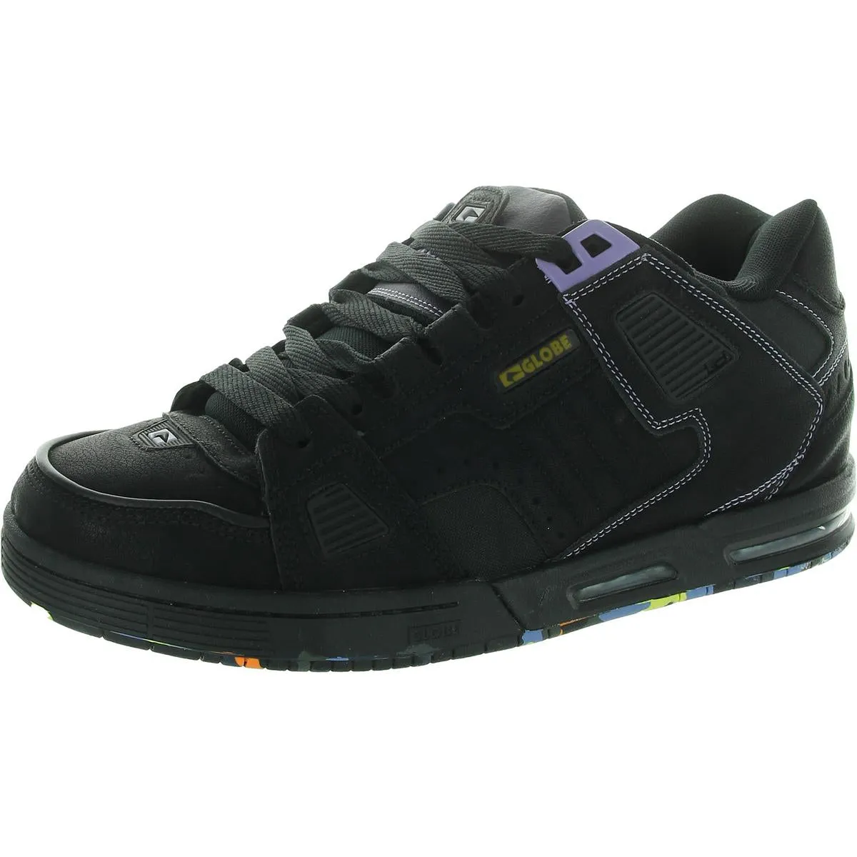 Mens Lace-Up Manmade Casual And Fashion Sneakers