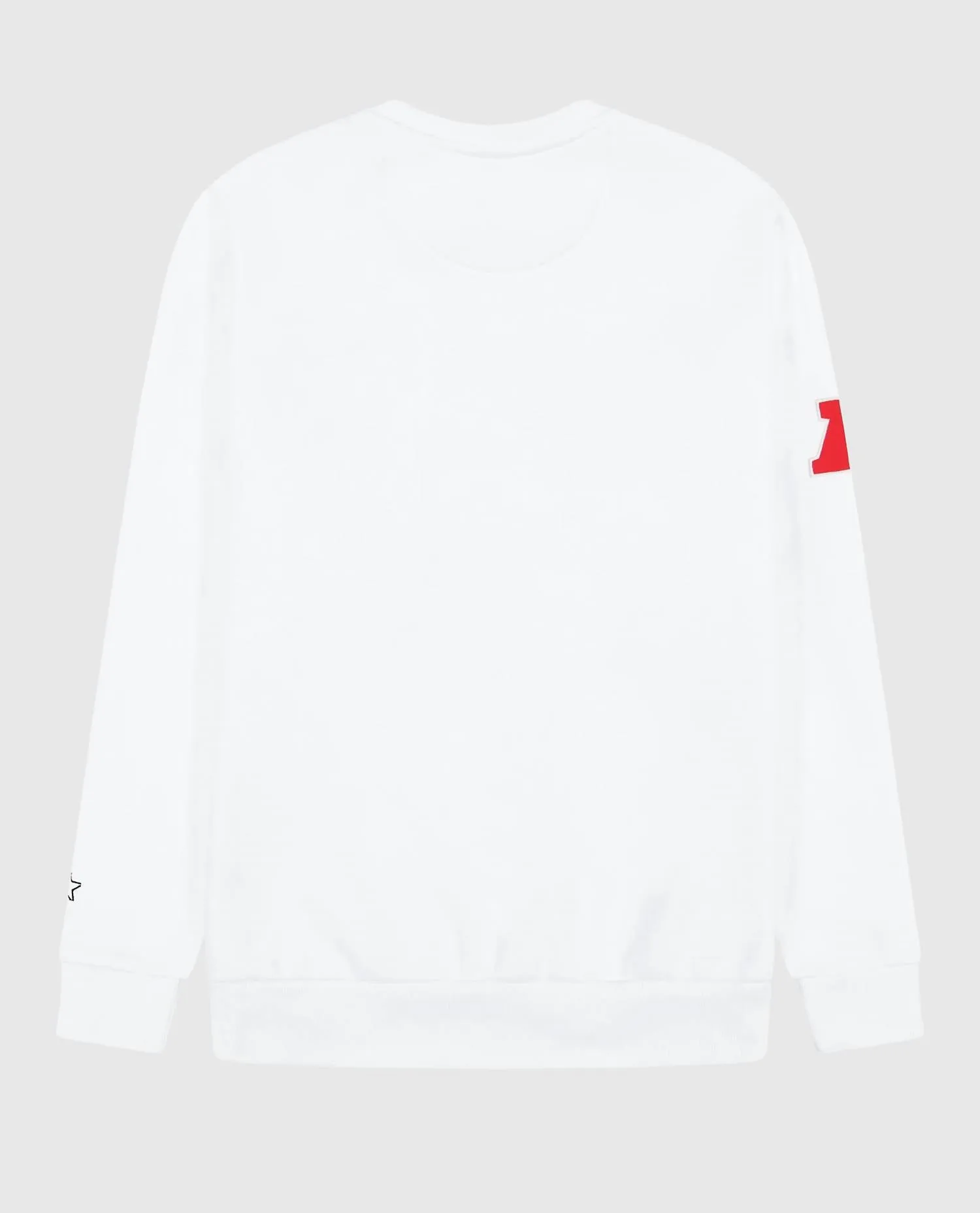 Men's Las Vegas Raiders Crew Neck Sweatshirt With Zip Pockets In White