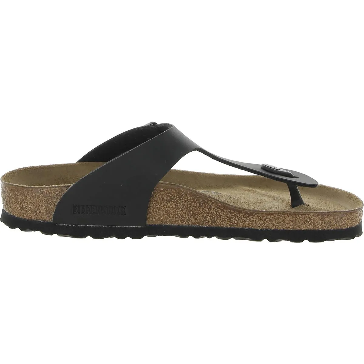 Mens Leather Slip-On Thong Sandals