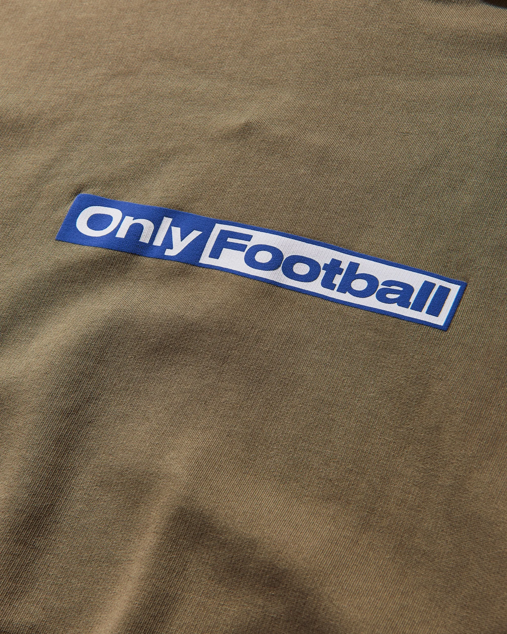 Men's Only Football Masked Hoodie Army Green