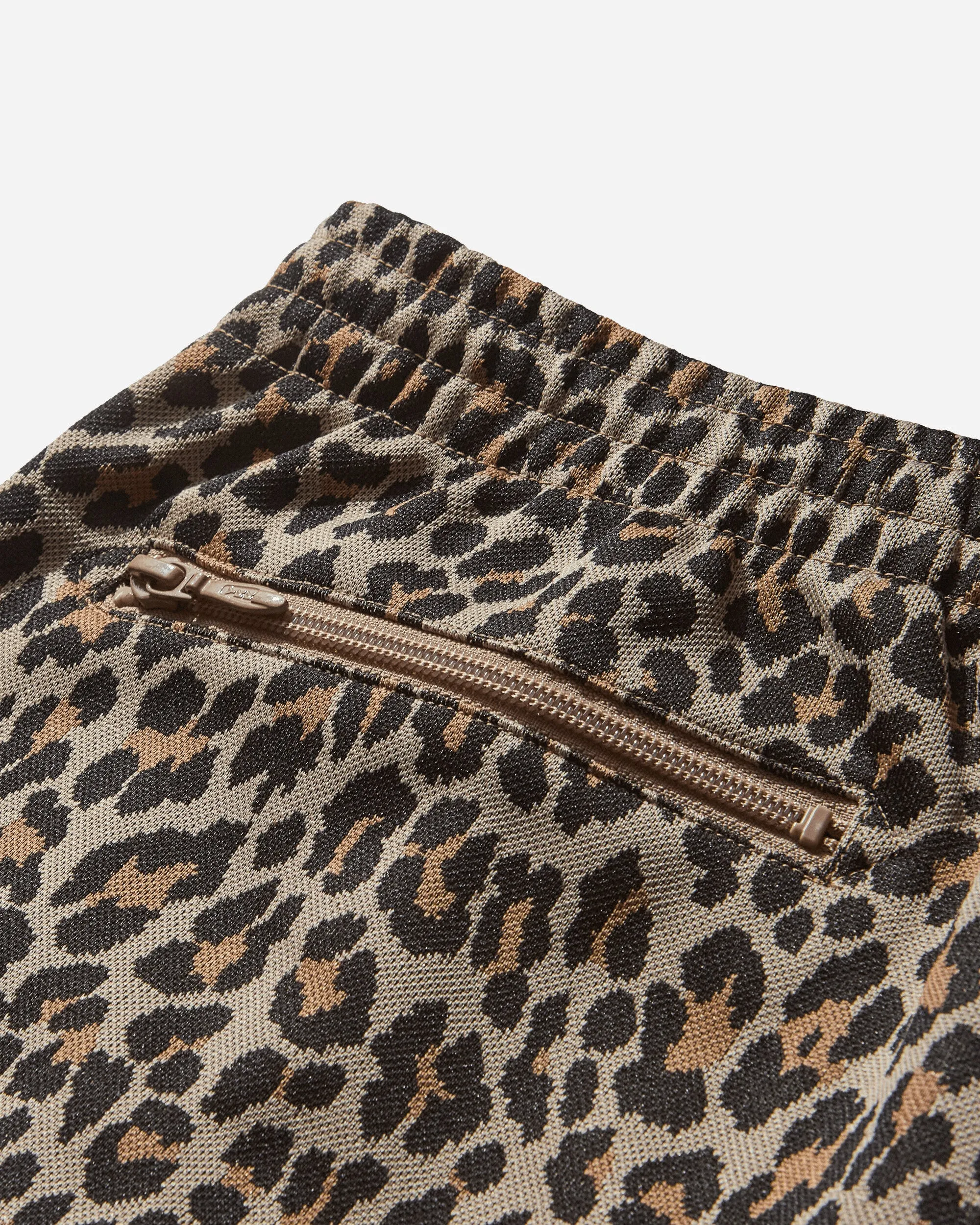 Men's Poly Jacquard Track Pants Leopard