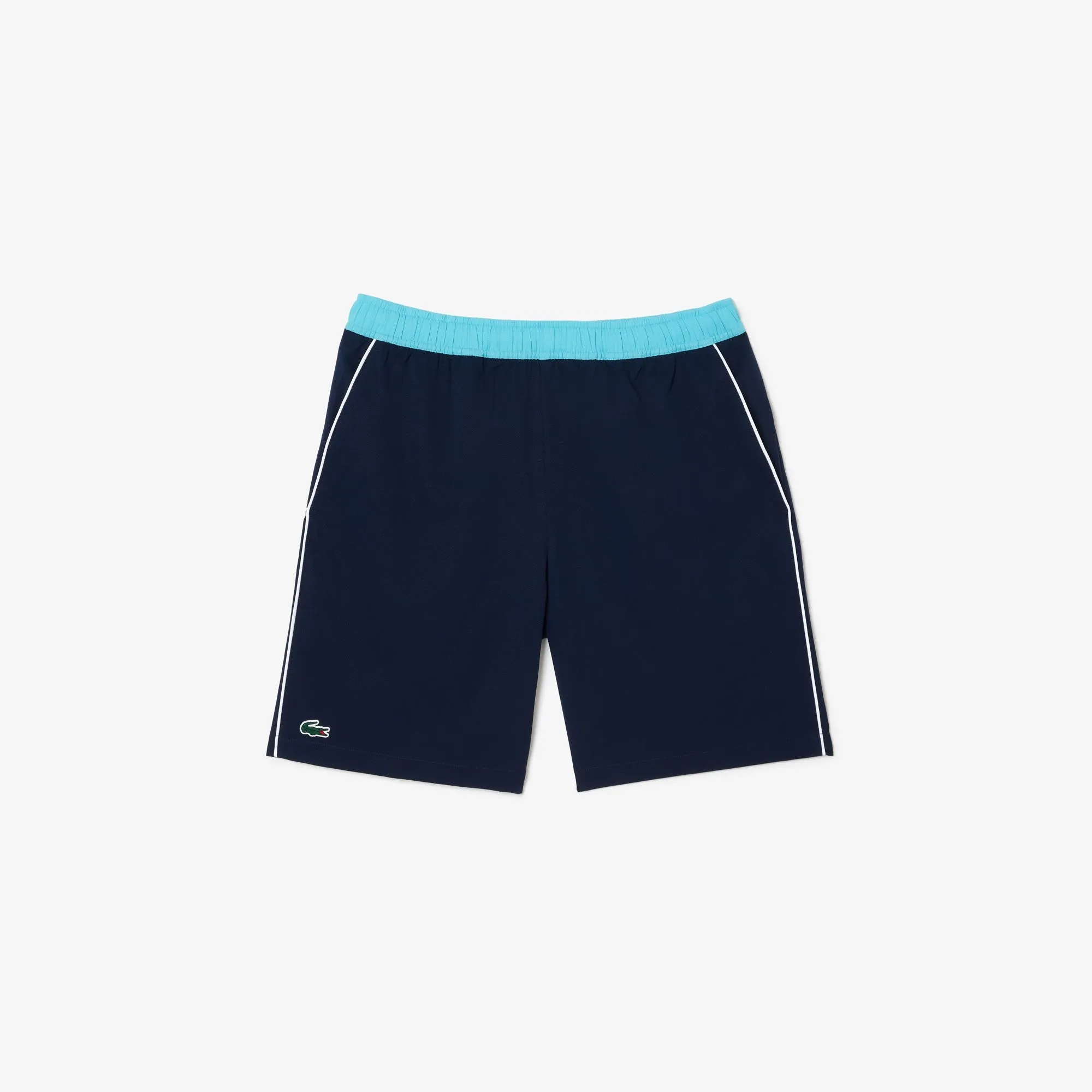 Men's Recycled Fabric Stretch Tennis Shorts Navy Blue