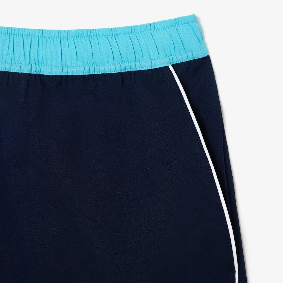 Men's Recycled Fabric Stretch Tennis Shorts Navy Blue