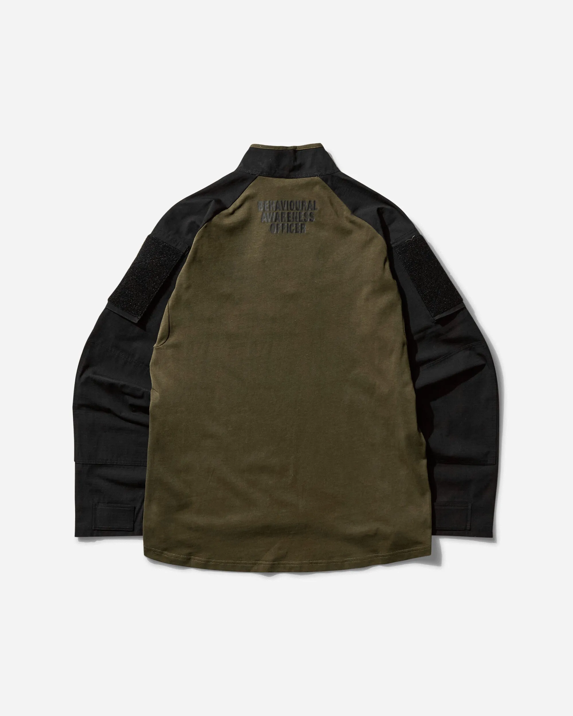 Men's Tactical Half Zip Sweatshirt Black / Army Green