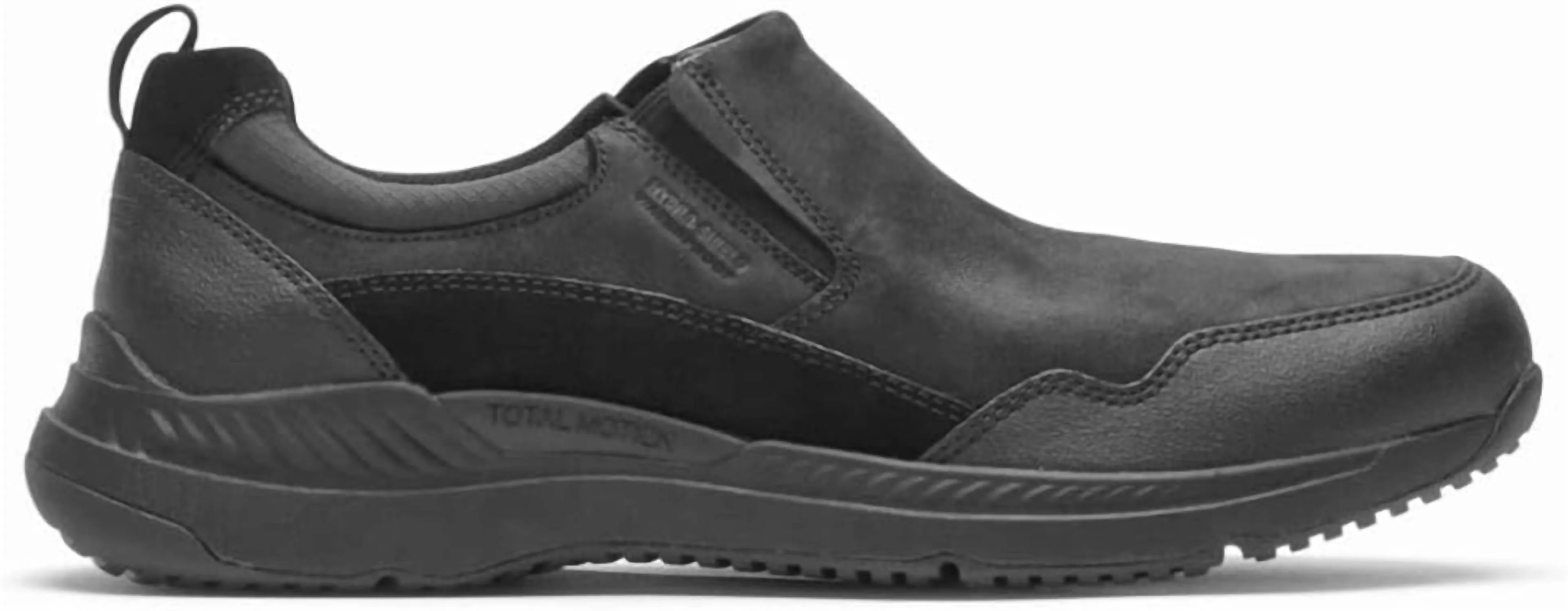 Men's Total Motion Trail Waterproof Slip-On In Black