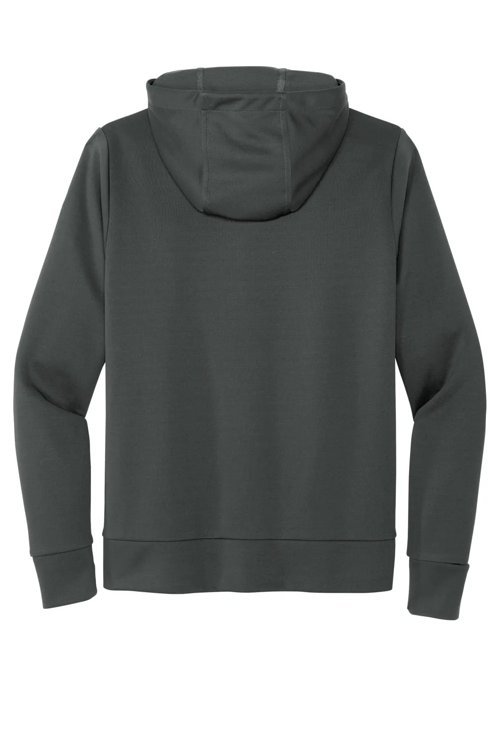 Mercer Mettle Mens Double Knit Full Zip Hooded Sweatshirt Hoodie w/ Pockets - Anchor Grey