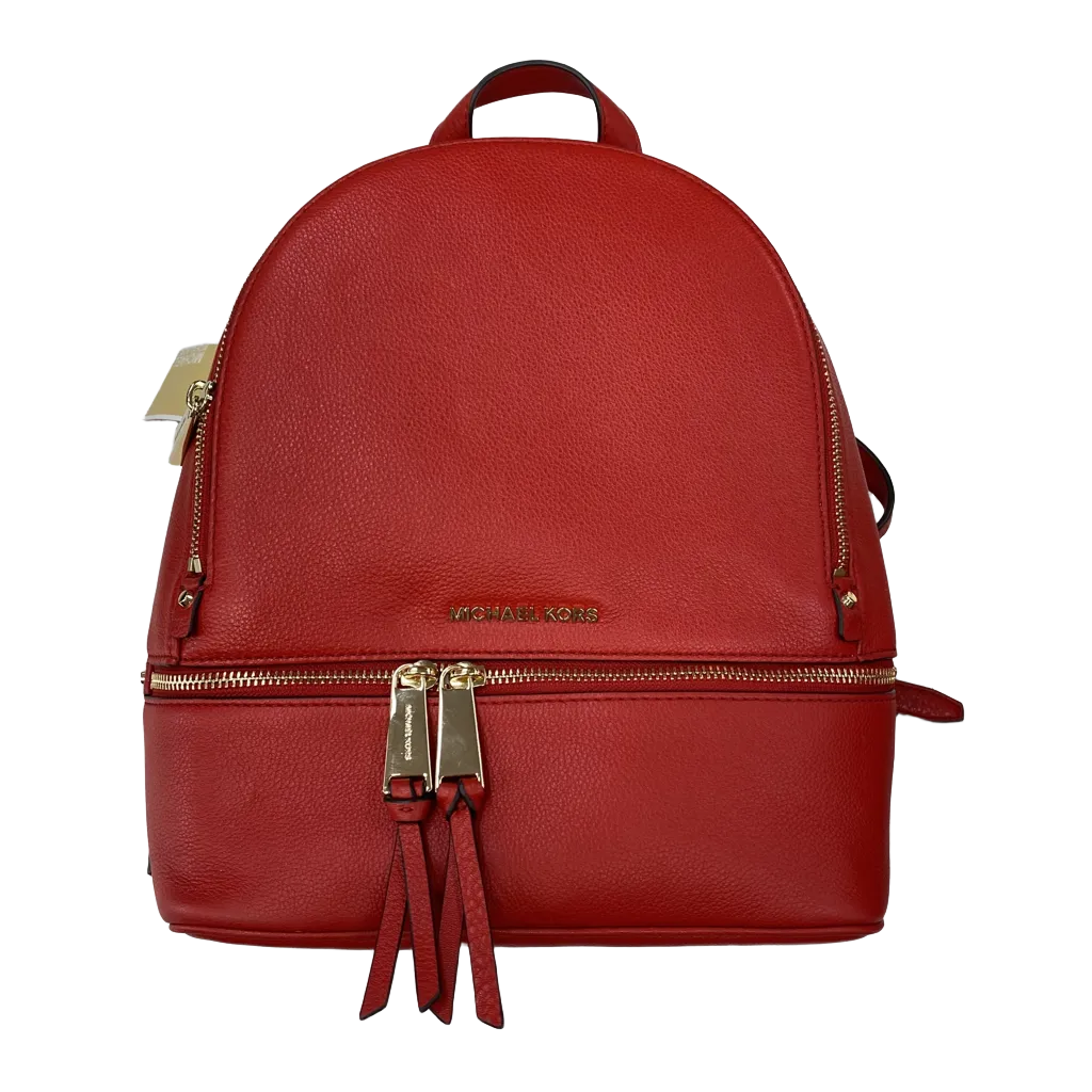 Michael Kors Bags Backpack Designer By Michael Kors in Red Size: Medium